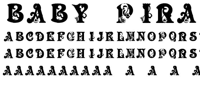 baby pirate font